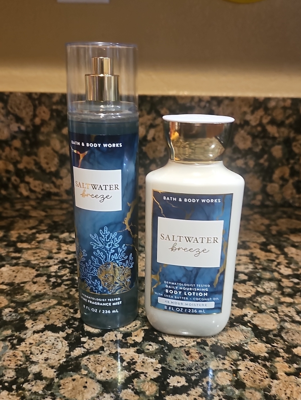 Bath & Body Works Saltwater Breeze Fragrance Bundle